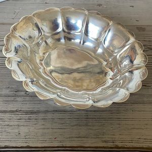 Vintage Tiffany & Co. Sterling Silver Scalloped Candy Dish